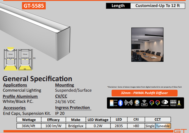 5585 Deep Recessed